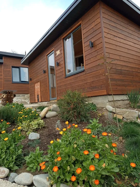 Дом Афрейм с банным чаном и баней у леса