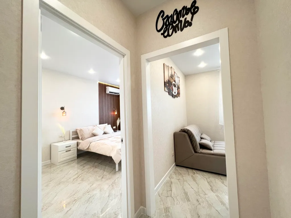 Уютная однушка с тремя отдельными спальными местами