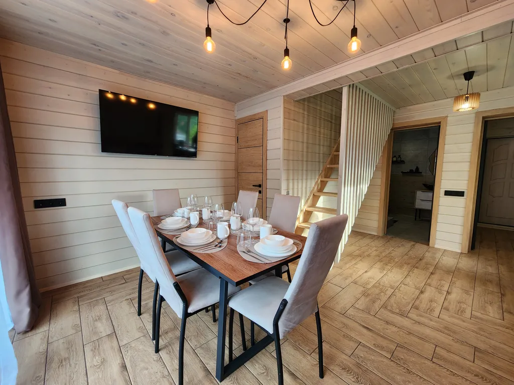 Дом SPA с большой ванной и видом на горы