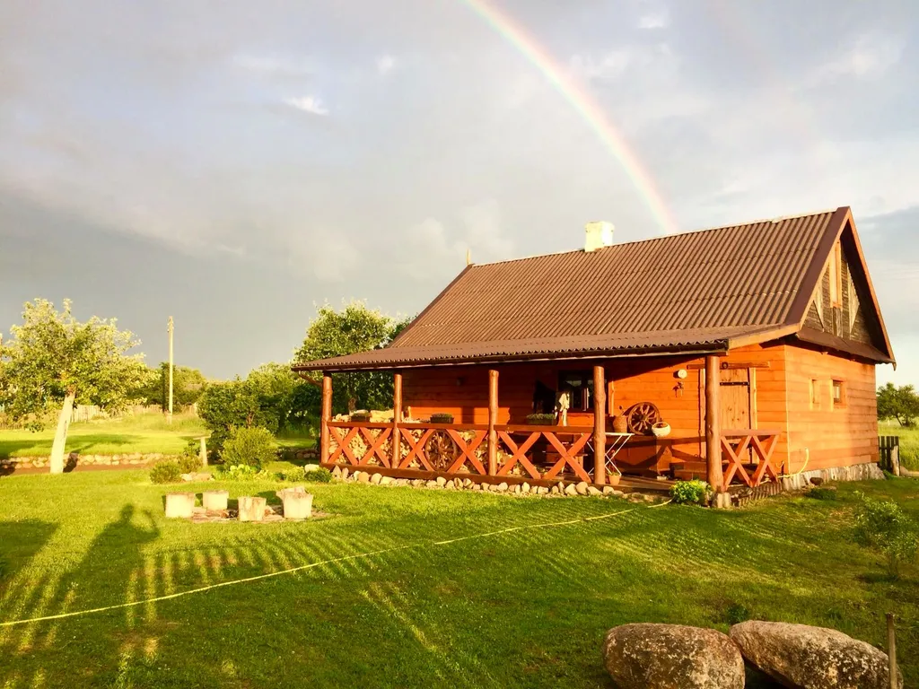 Домик-музей в Беловежской Пуще Беловежская светлица с печью и огнем