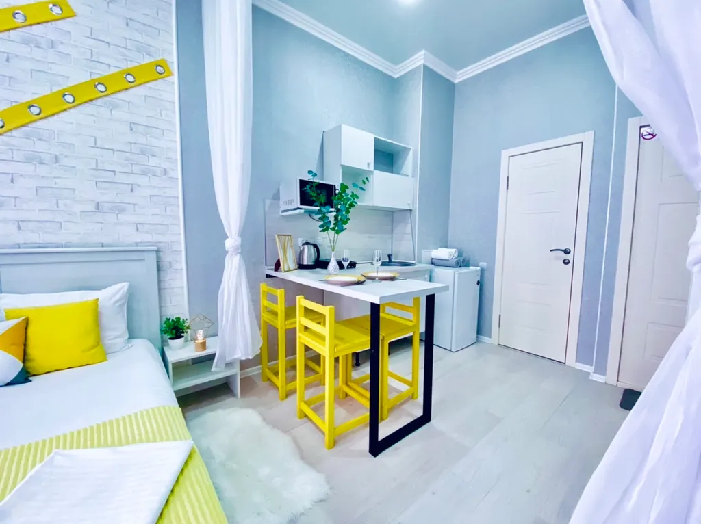 Квартира Квартира Стильная студия Лайм возле парка — Горячий Ключ