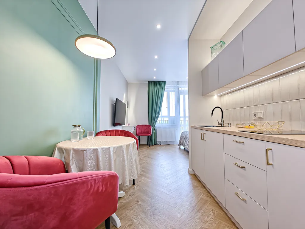 Уютная квартира у метро и вокзала в новом доме