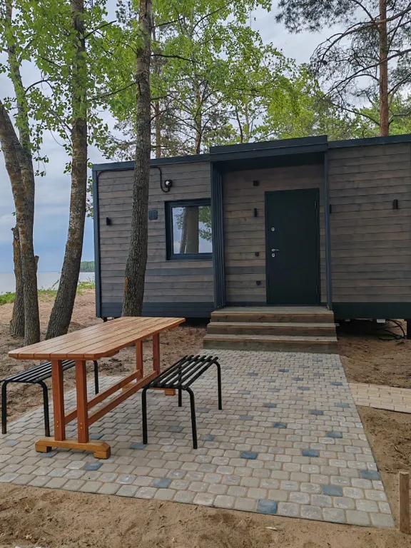 Видовой коттедж на первой береговой линии Финского залива.