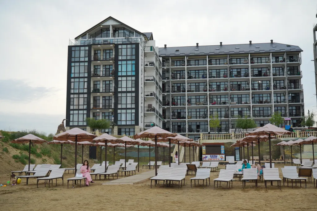 Студия с видом на море в 20 метрах от берега