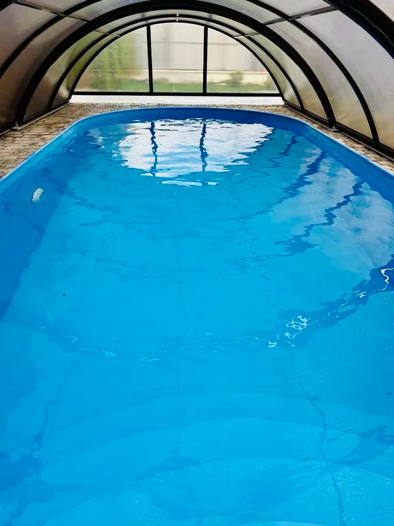 Дом отдыха с теплым бассейном и баней