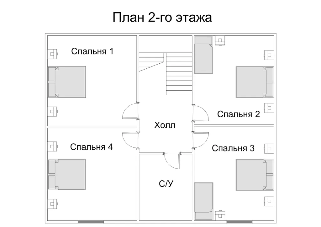 Коттедж с видом на гору Зелёную