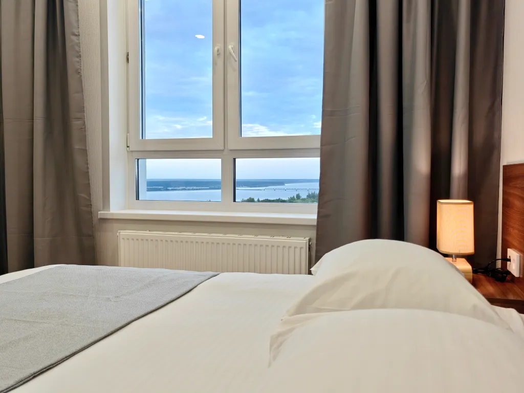 Новая двухкомнатная квартира с незабываемым видом на волгу