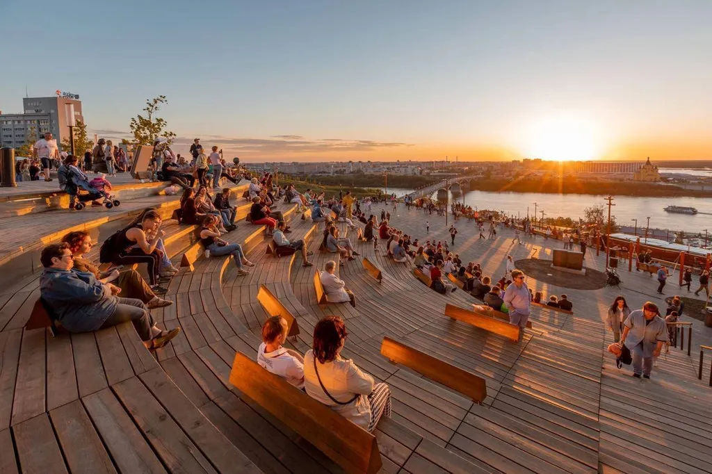 Квартира Квартира Стильная студия у парка 800-летия — Нижний Новгород