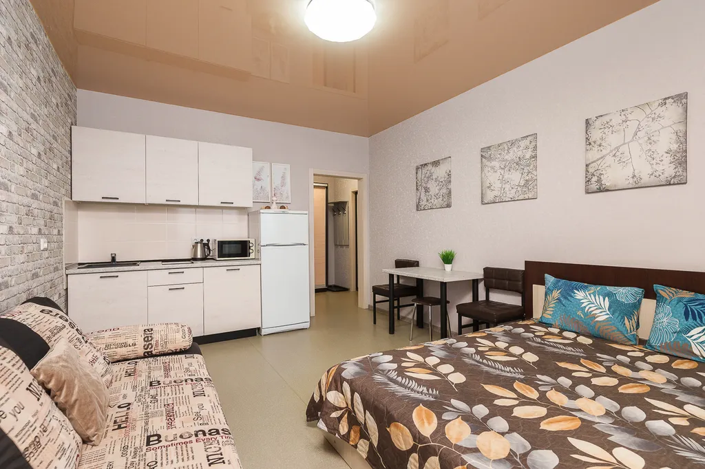 Квартира Квартира-студия 32 м² 2 кровати — Новосибирск