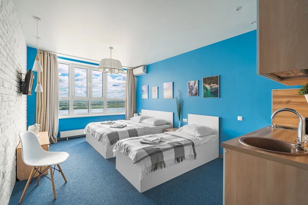 Видовые апартаменты Panorama с видом на Волгу