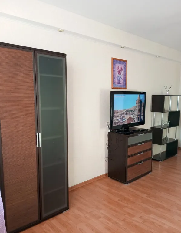 Студия в центре города, просторная с отдельной кухней и уютным балконом