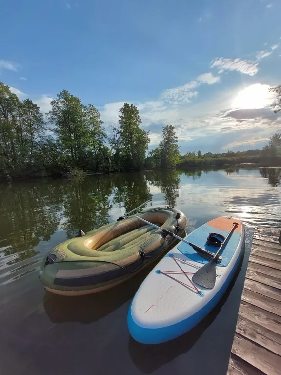 Коттедж Дом на берегу реки с чаном фурако и баней, с собственным прудом — Казань