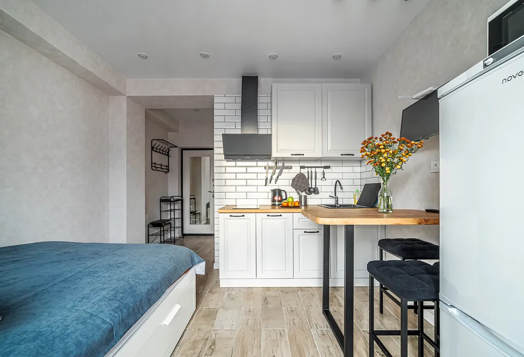 Студия 22 с видом на горы