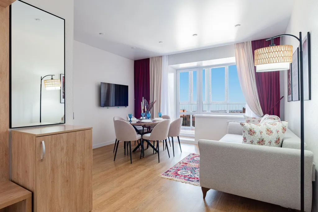 Квартира Красивая евротрешка в Левобережном — аренда посуточно в Томск