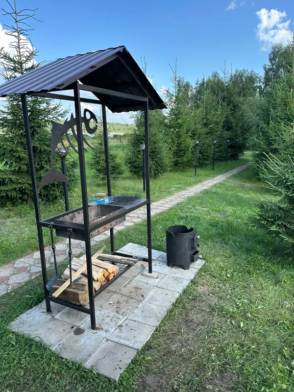 Просторный дом с баней и чаном