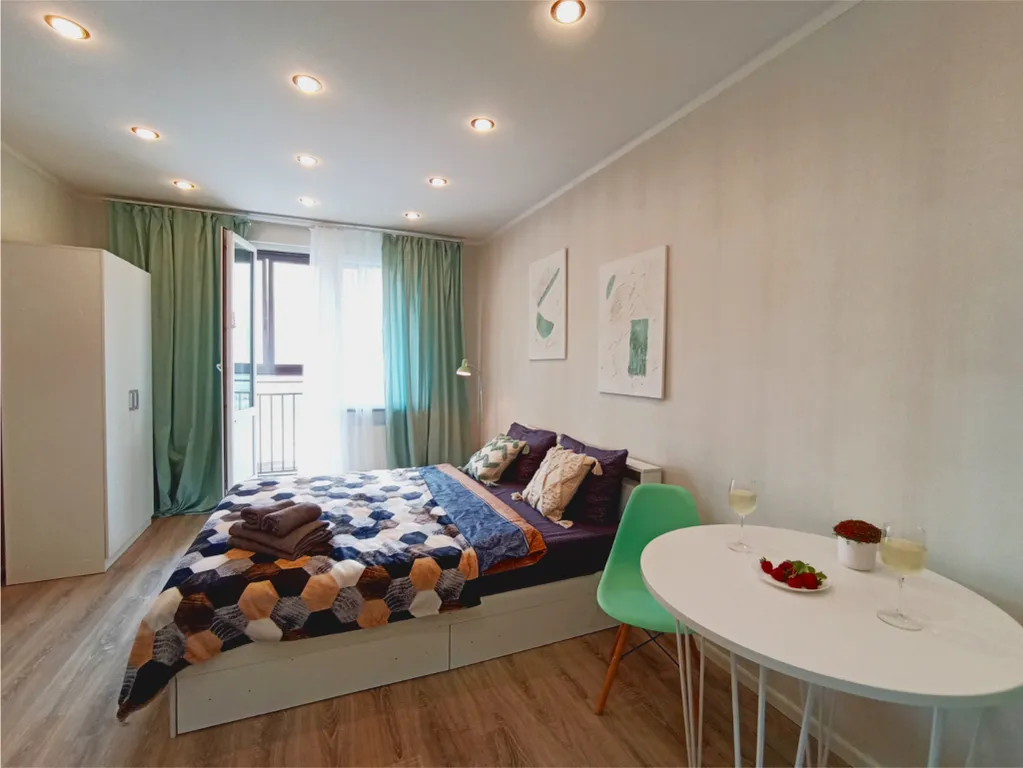 Уютная квартира-студия у метро Новокосино