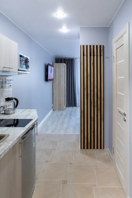 Уютная студия с дизайнерским ремонтом