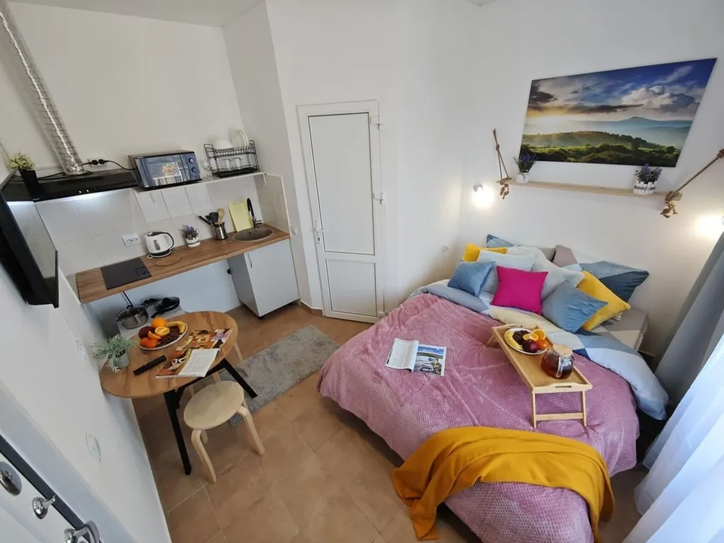 Комфортабельная студия со всем необходимым для двоих гостей