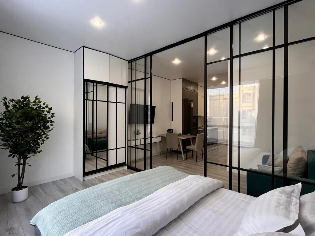 Стильная квартира в ЖК «Меридиан» центр города & питьевая вода — аренда посуточно в Алматы