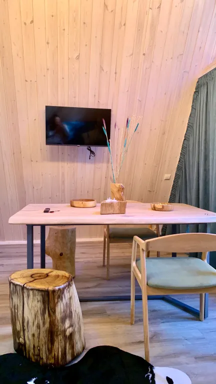 Коттедж Дом А-фрейм в живописном лесу — Архыз