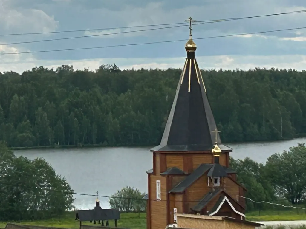 Дом с баней и камином в заповеднике