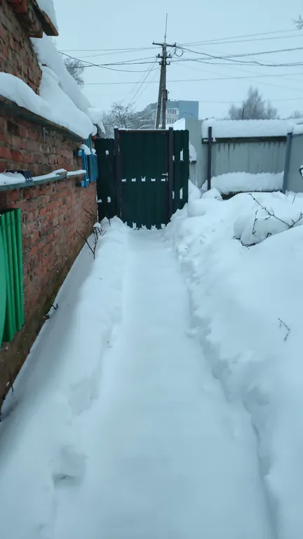 Часть дома с участком в центре города