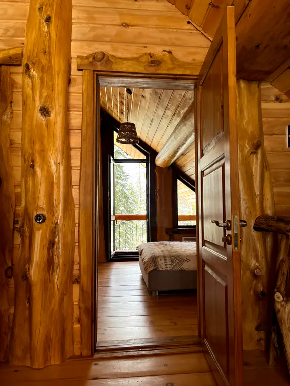 Шикарный дом из бревна