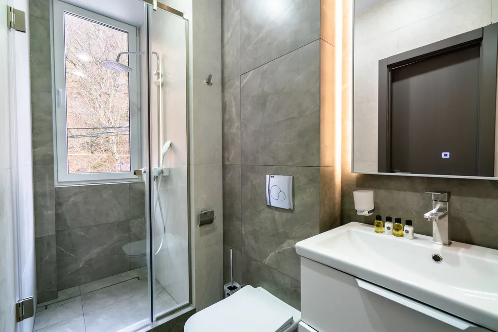 Стильный номер с балконом и кухонной зоной