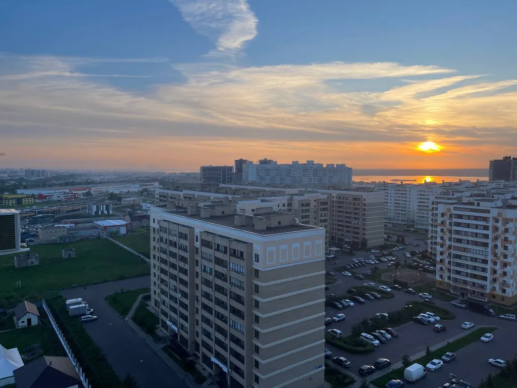 Уютная квартира с шикарным видом на реку Кама и город