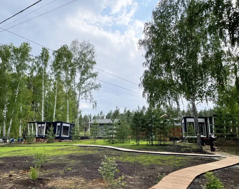 Двухкомнатный дом с террасой