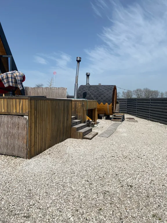 Nelmanhouse домик афрейм с джакузи и баней и видом на море