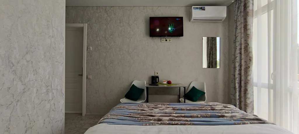 Апарты с балконом, отоплением, беседкой, парковкой