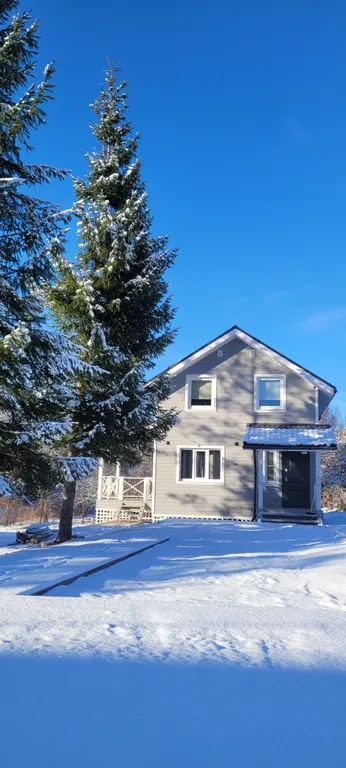 Уютный дом с банным домиком рядом с лесом