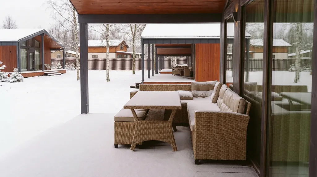 Домик с камином и кондиционером