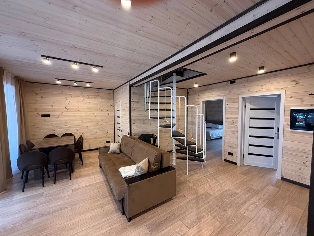 Комфортный дом на компанию с видом на озеро Тургояк