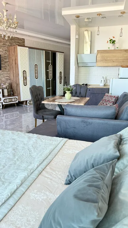 Квартира-студия у моря для наслаждения видом и комфортом