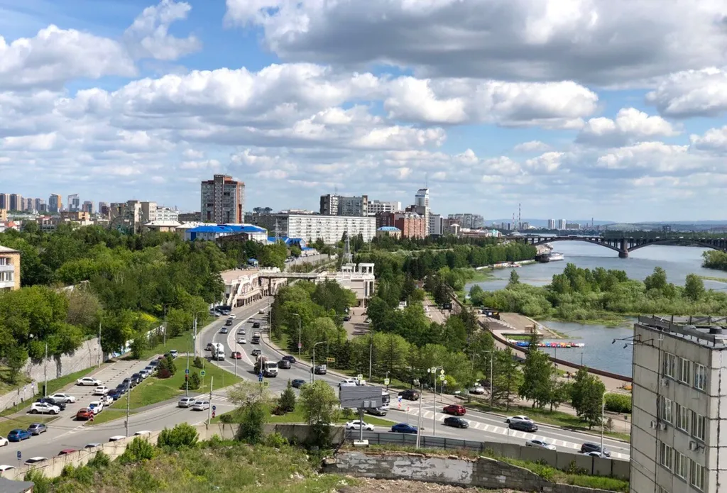 Квартира Квартира Уютная студия на набережной — Красноярск