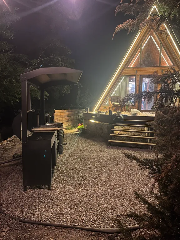 Треугольный дом в стиле A-frame