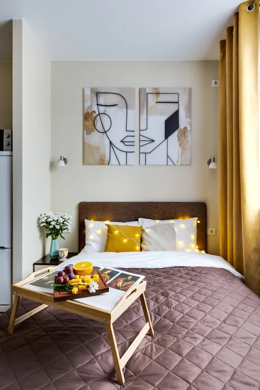 Солнечная студия Эллида в ЖК Одинбург недалеко от больницы.