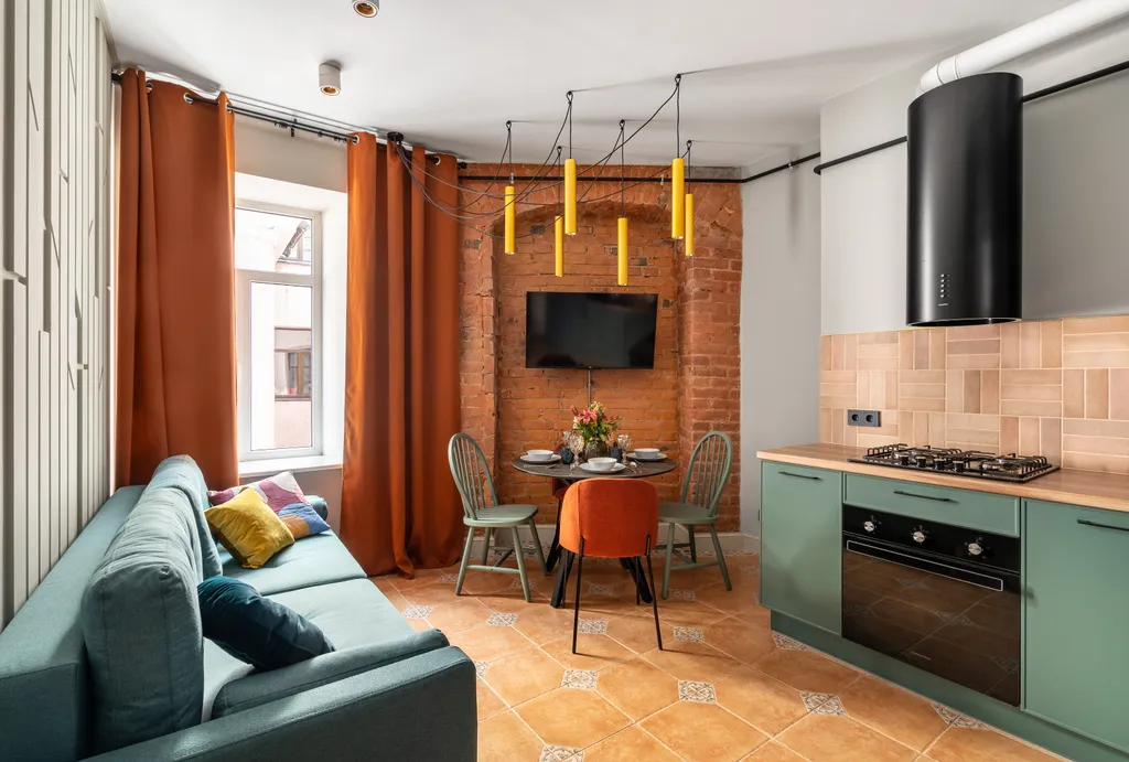 Квартира Дизайнерская квартира с камином у Невского проспекта — Санкт-Петербург