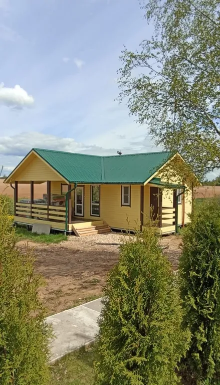 Просторный деревянный коттедж, половина дома 2 этажа 2П