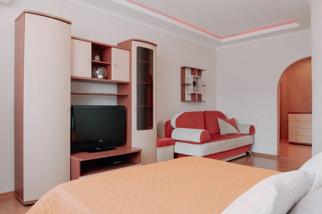 Квартира Апартаменты возле планеты, в ярком цвете с бесплатным wi-fi — Красноярск