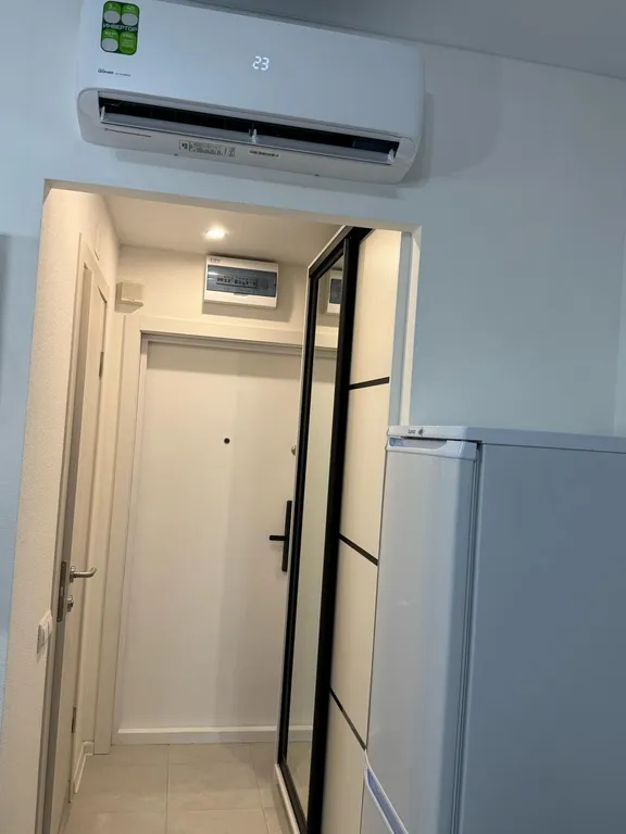 Студия с дизайнерским ремонтом