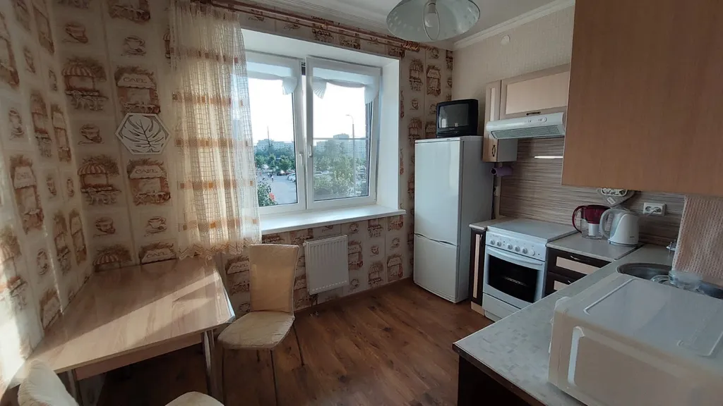 Уютная квартира у метро Дыбенко и парка Оккервиль