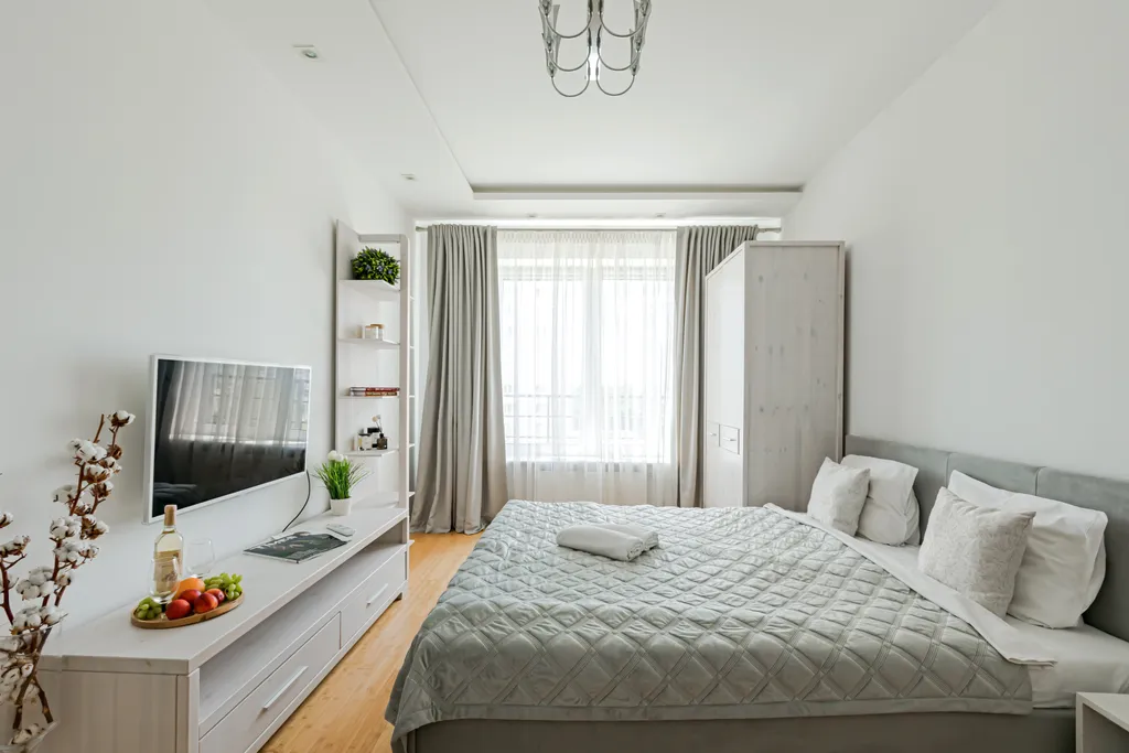 Светлый апартамент около ТЦ Dana Mall