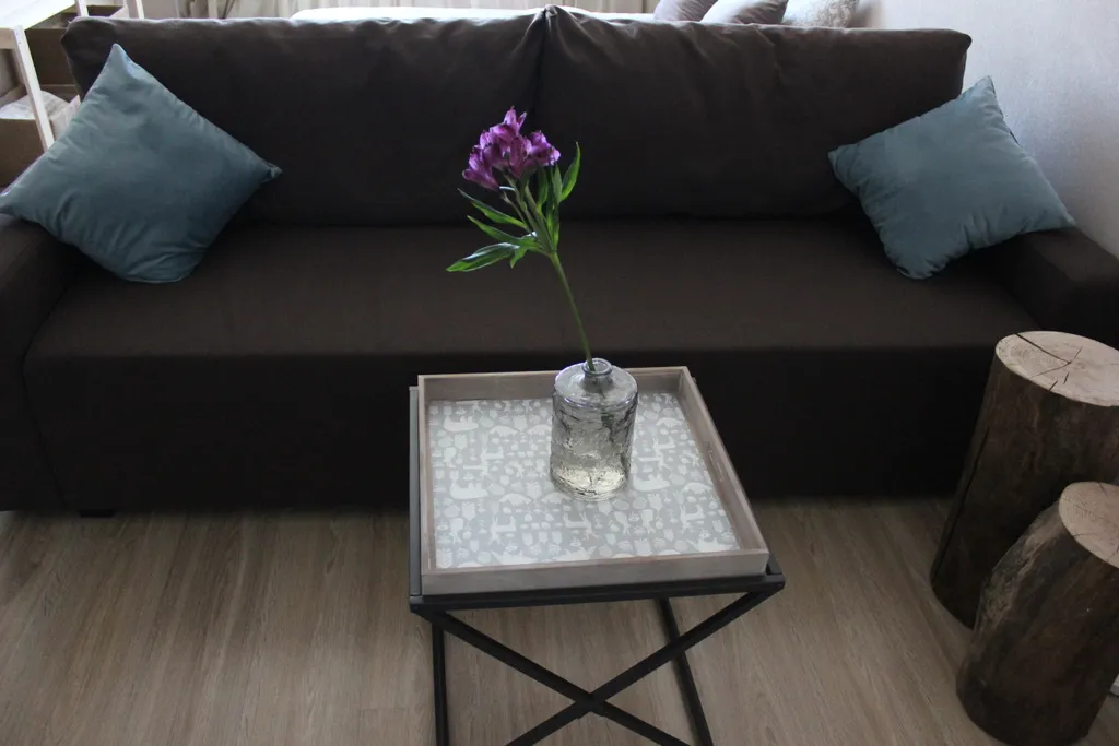 Уютная квартира с камином