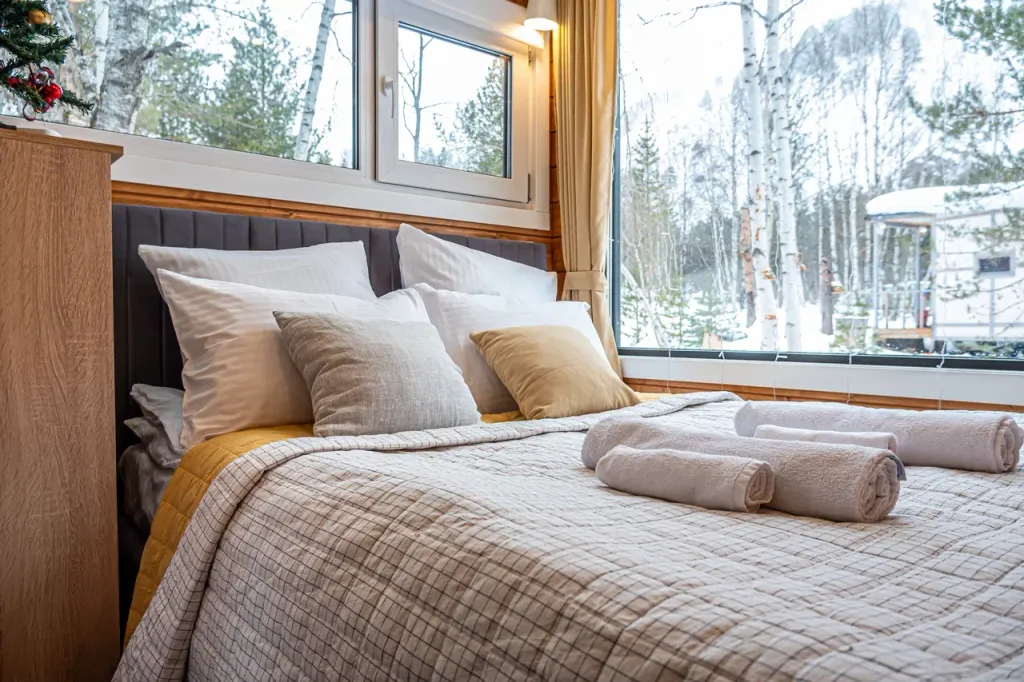 Design-коттедж в горном лесу