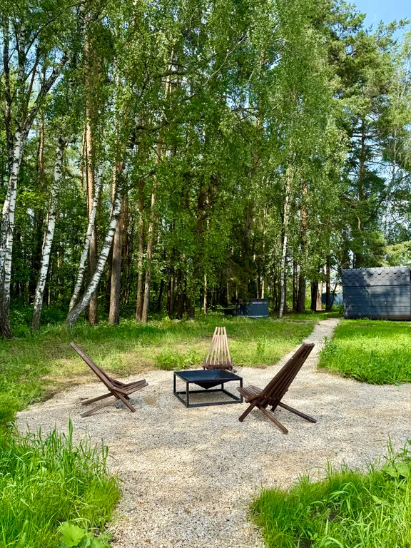 Домик с 2 спальнями с видом на лес