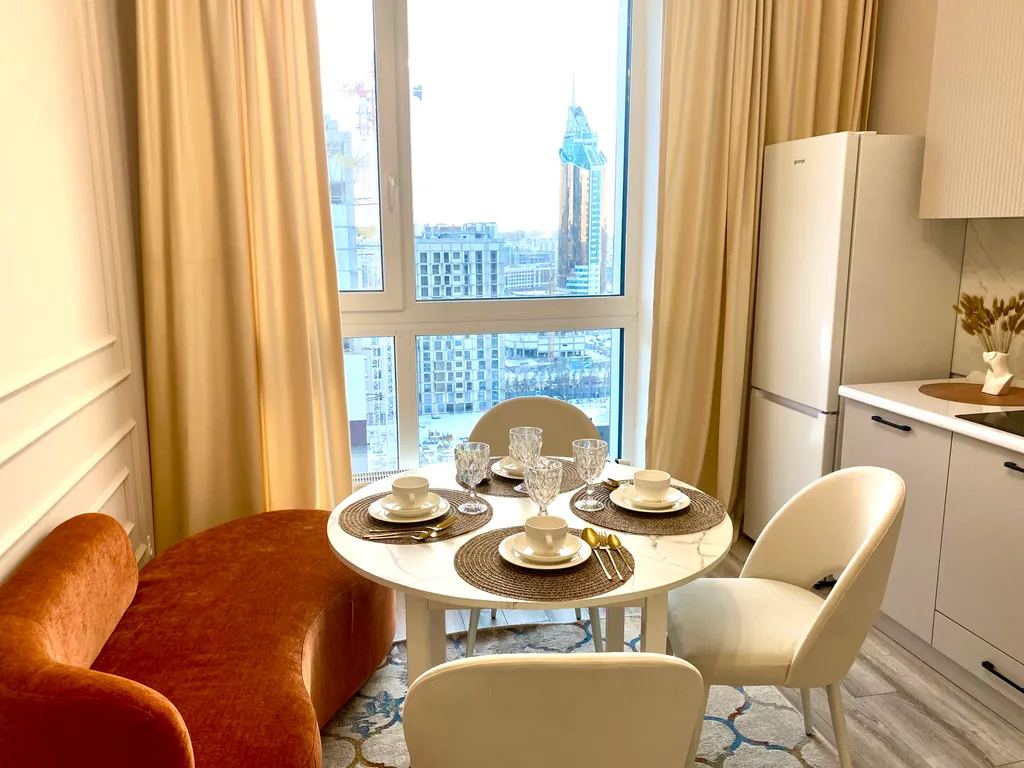 Уютная квартира с панорамным видом на центр в ЖК Атлант