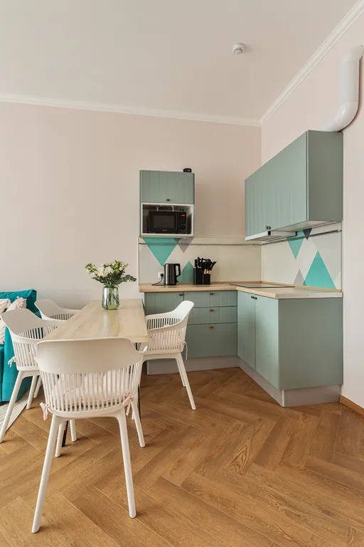 J&N Apartments Четырехместная студия с видом на парк